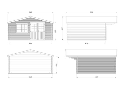 Garden Shed Britta 19.7 m²