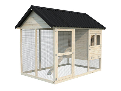 Garden Shed Chick 6.7 m², untreated