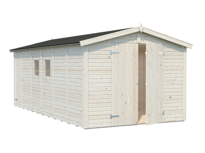 Garden Shed Dan 14.7 m², untreated