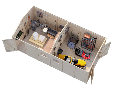 Garden Shed Dan 14.7 m²