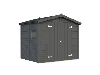 Garden Shed Dan 4.5 m², painted grey