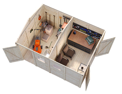 Garden Shed Dan 9.9 m²
