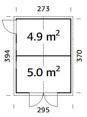 Garden Shed Dan 9.9 m²