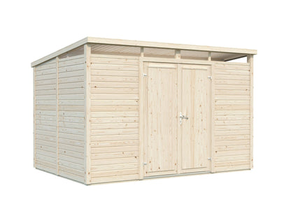 Garden Shed Elias 7.3 m², untreated