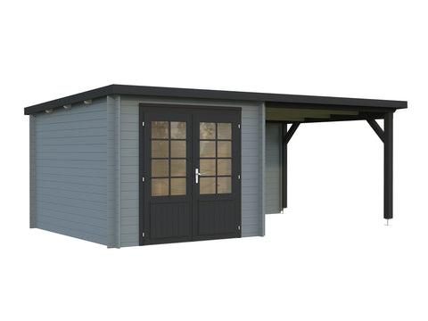 Light grey with anthracite trim