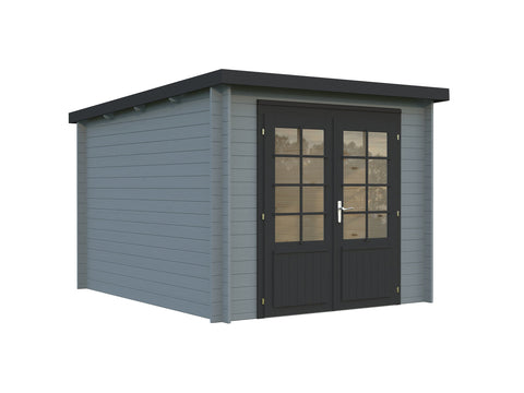 Light grey with anthracite trim