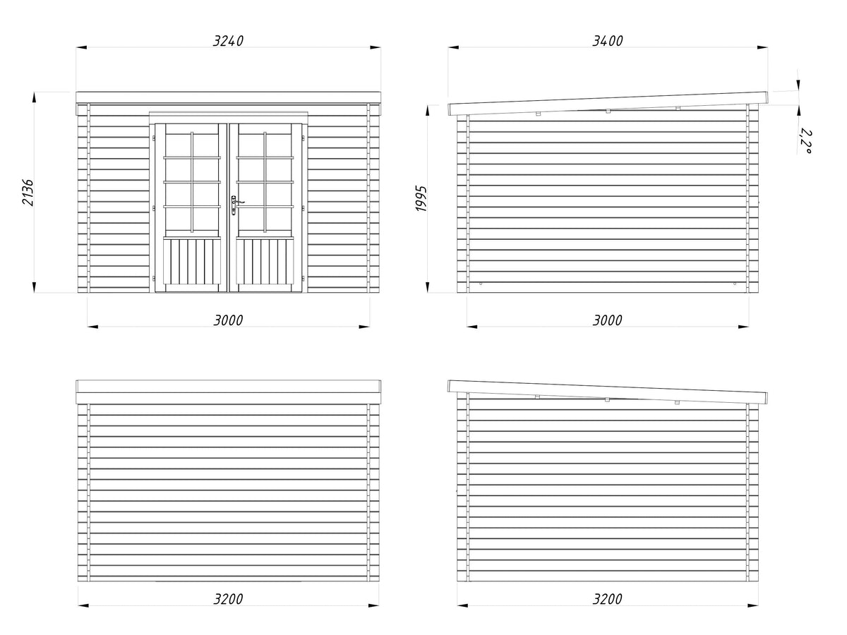 Garden Shed Ella 8.7 m²