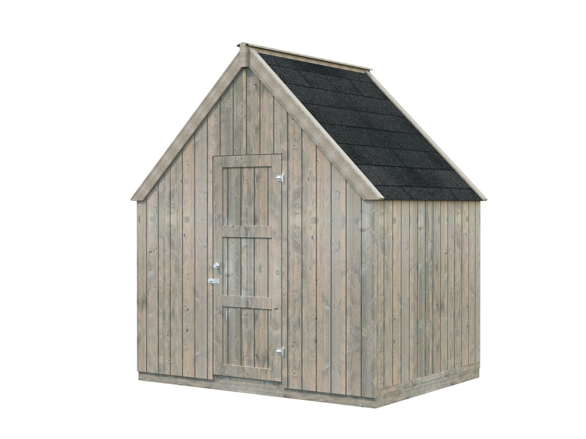 Garden Shed Emilia 4.0 m², grey pressure-treated