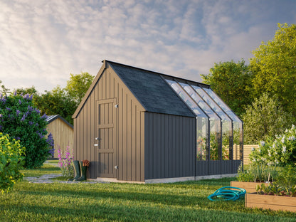 Garden Shed Emilia 4.0 m² (RAL7012)
