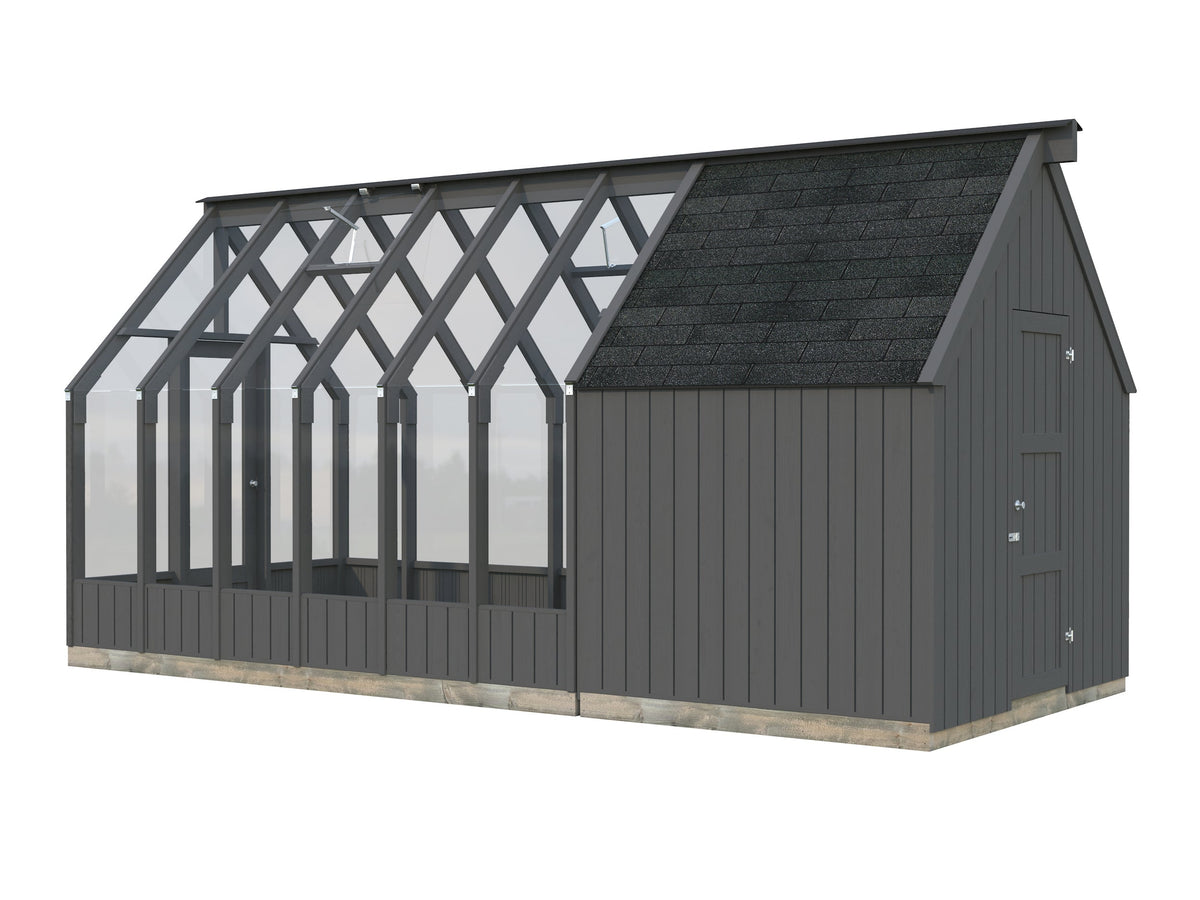 Garden Shed Emilia 4.0 m² (RAL7012)
