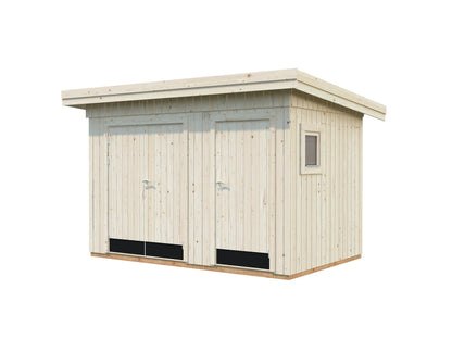 Garden Shed Kalle 6.6 m², untreated