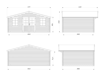 Garden Shed Klara 17.0 m²