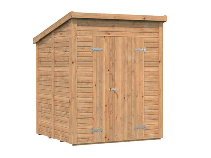 Garden Shed Leif 3.0 m², brown dip-treated
