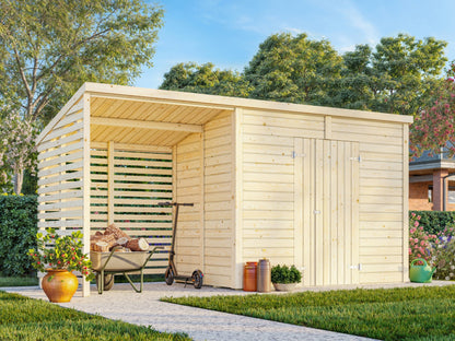 Garden Shed Leif 4.5+2.9 m²