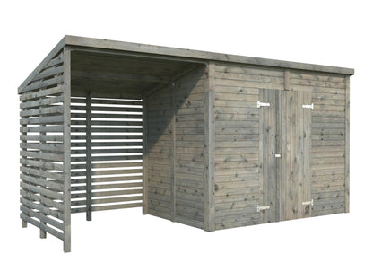 Garden Shed Leif 4.5+2.9 m²