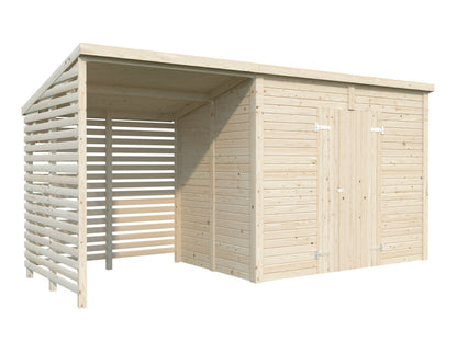 Garden Shed Leif 4.5+2.9 m²
