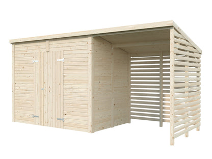 Garden Shed Leif 4.5+2.9 m²
