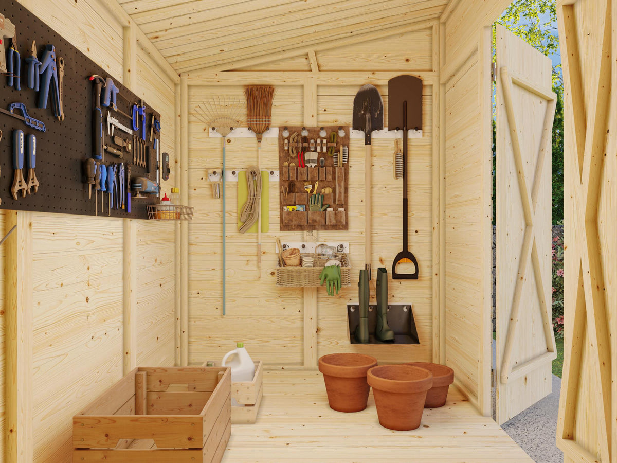 Garden Shed Leif 4.5+2.9 m²