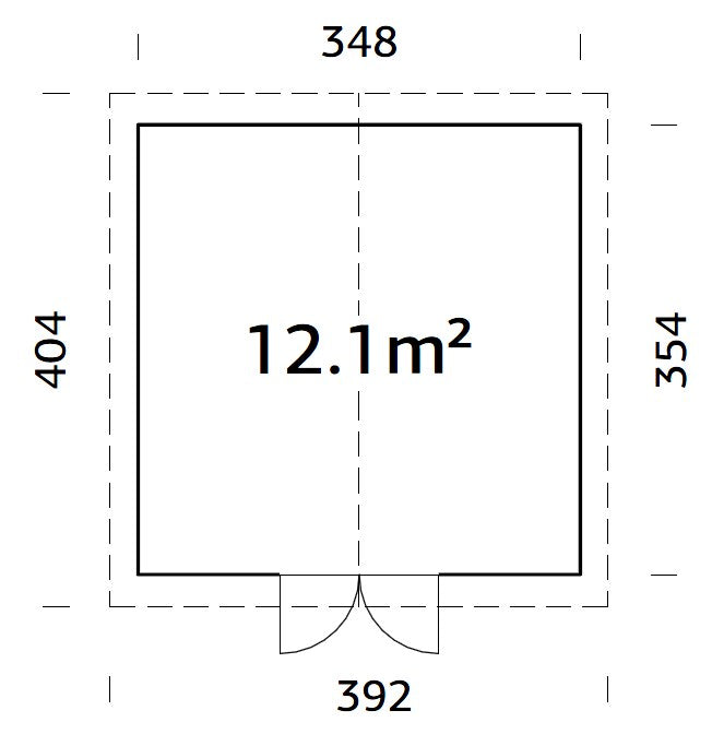 Garden Shed Lucas 12.1 m²
