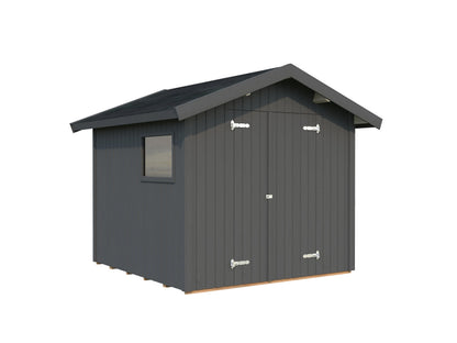 Garden Shed Nils 5.4 m², painted grey