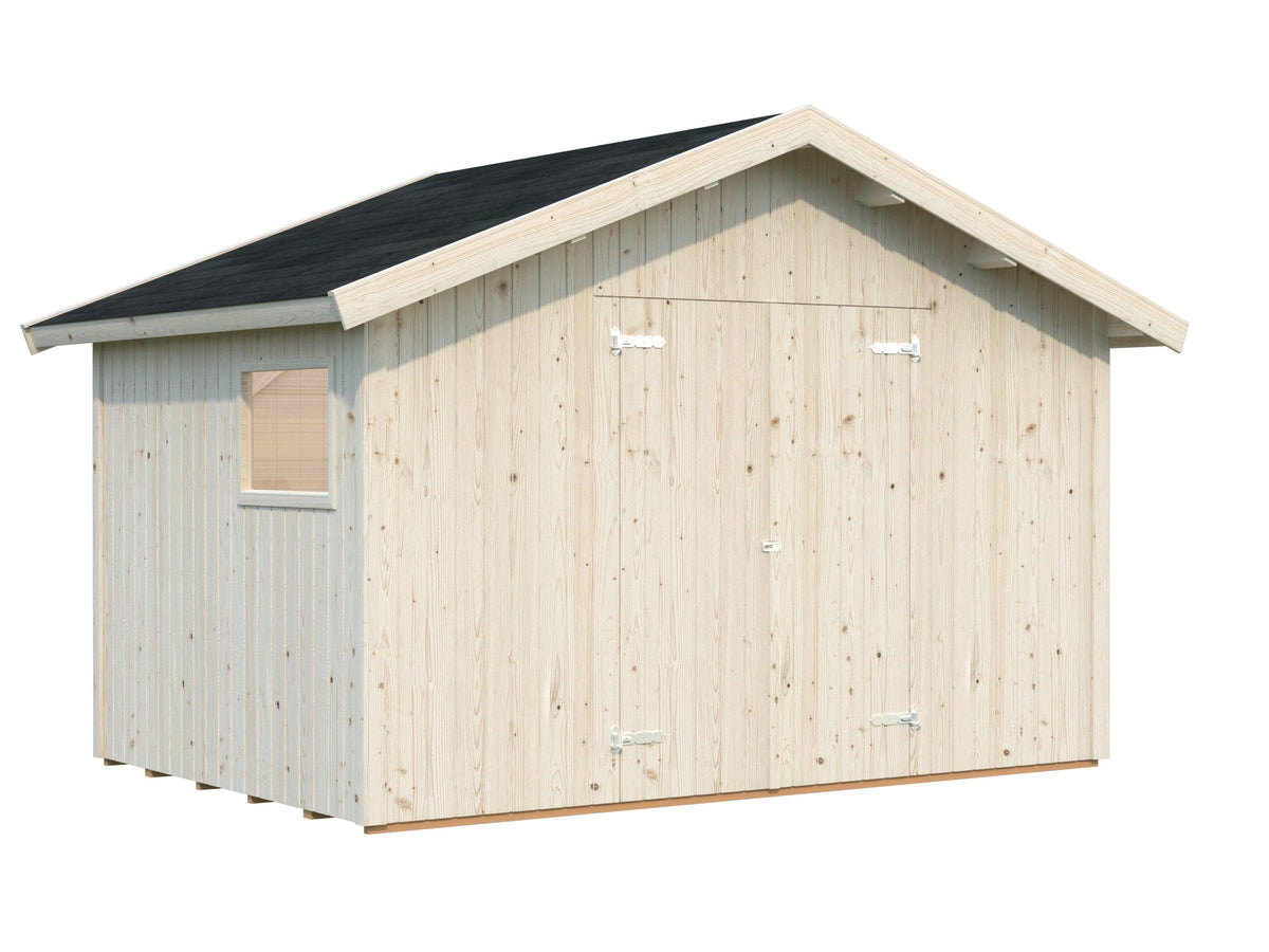 Garden Shed Nils 8.2 m², untreated