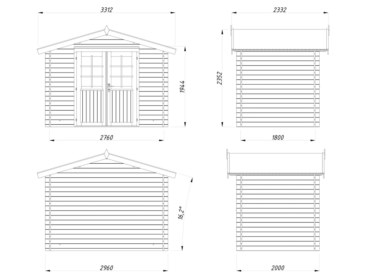 Garden Shed Valentine 4.7 m²