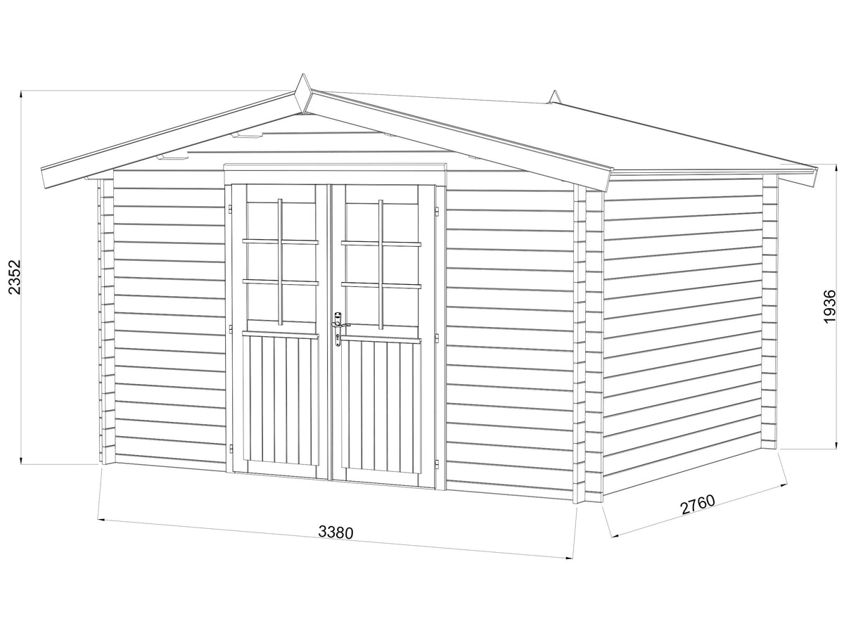 Garden Shed Valentine 9.0 m²