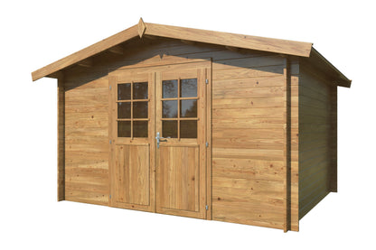 Garden Shed Valentine 9.0 m², brown pressure-treated