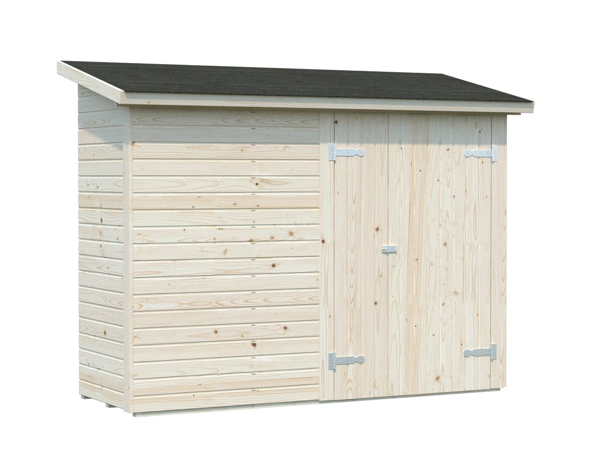 Garden Side Shed Leif 2.2 m², clear dip-treated