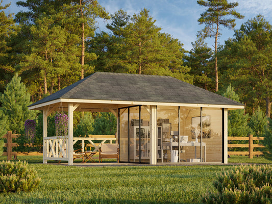 Glass Garden Room Bianca 16.6 m² Set 203 Slide