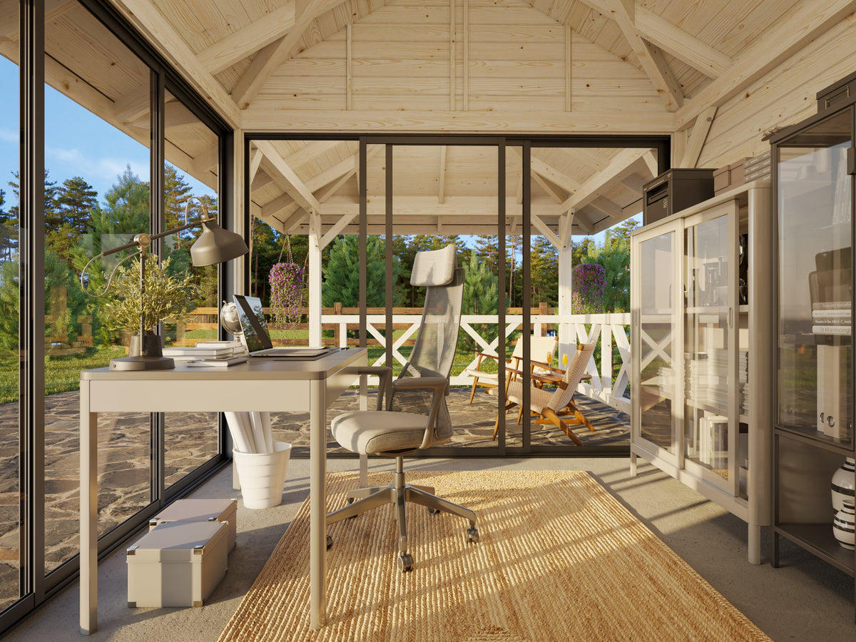Glass Garden Room Bianca 16.6 m² Set 203 Slide