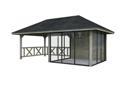 Glass Garden Room Bianca 16.6 m² Set 204 Slide
