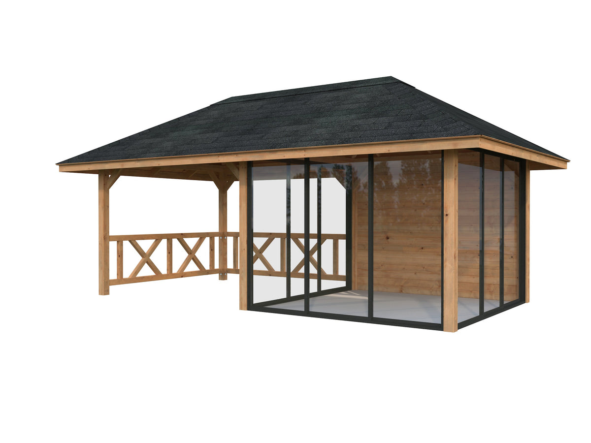 Glass Garden Room Bianca 16.6 m² Set 204 Slide