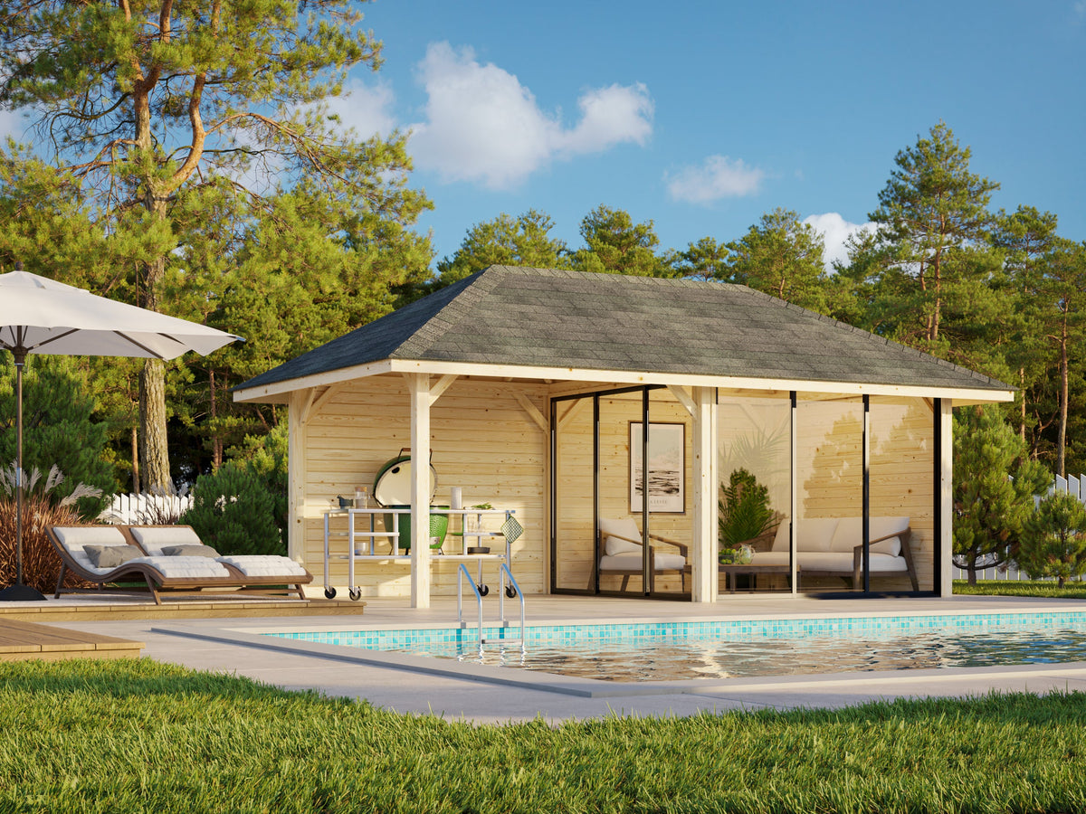 Glass Garden Room Bianca 16.6 m² Set 205 Slide