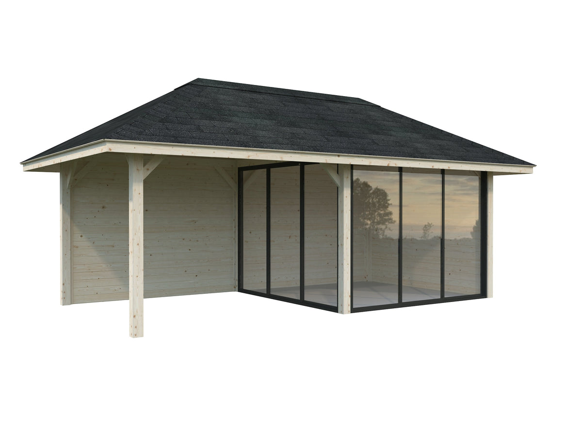 Glass Garden Room Bianca 16.6 m² Set 205 Slide