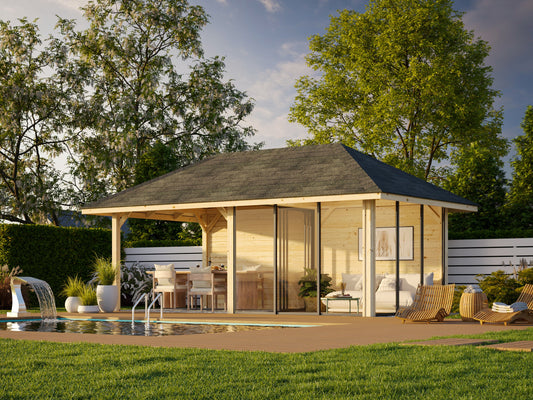 Glass Garden Room Bianca 16.6 m² Set 206 Slide