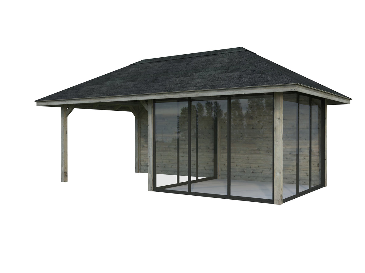 Glass Garden Room Bianca 16.6 m² Set 206 Slide