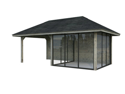 Glass Garden Room Bianca 16.6 m² Set 206 Slide