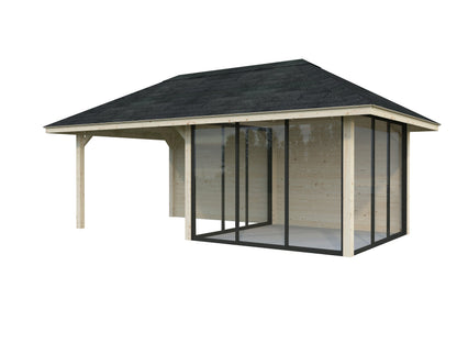 Glass Garden Room Bianca 16.6 m² Set 206 Slide
