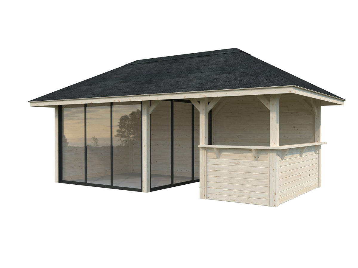 Glass Garden Room Bianca 16.6 m² Set 207 Slide