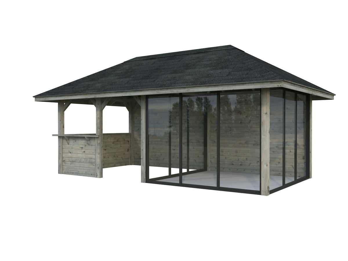 Glass Garden Room Bianca 16.6 m² Set 208 Slide