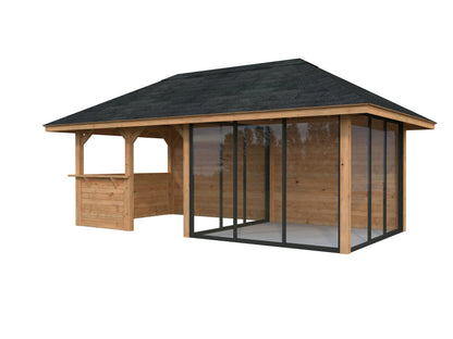 Glass Garden Room Bianca 16.6 m² Set 208 Slide
