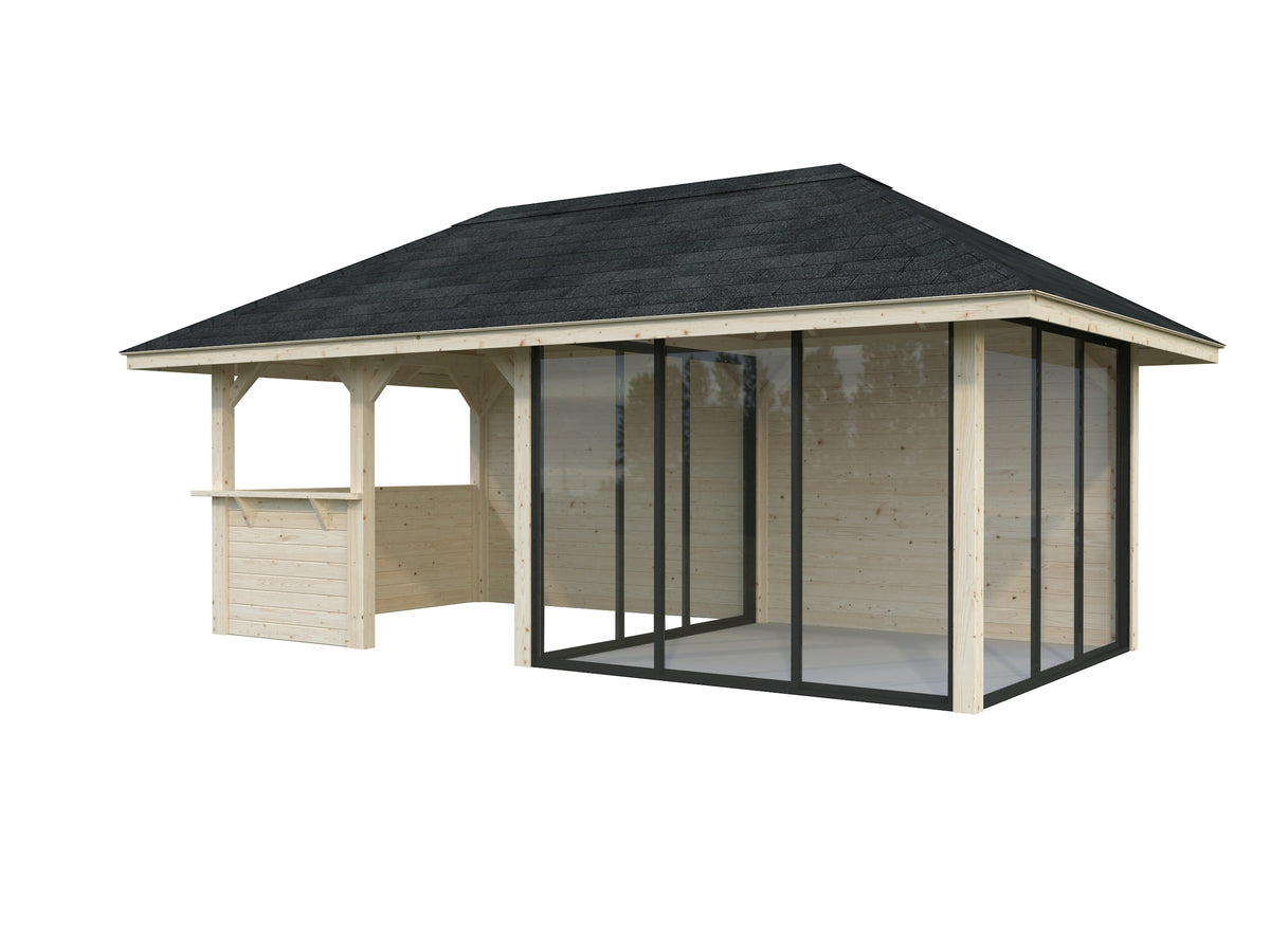 Glass Garden Room Bianca 16.6 m² Set 208 Slide