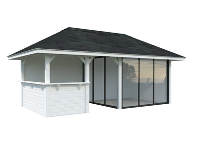 Glass Garden Room Bianca 16.6 m² Set 507 Slide Plus