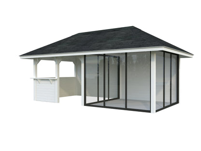 Glass Garden Room Bianca 16.6 m² Set 508 Slide Plus