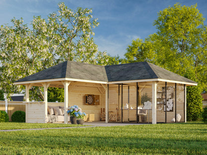 Glass Garden Room Bianca 24.9 m² Set 210 Slide