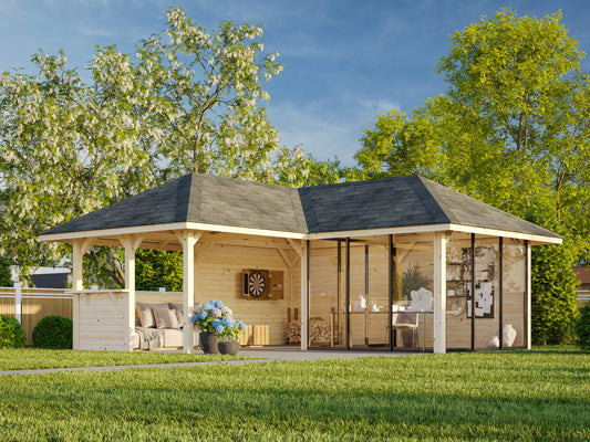Glass Garden Room Bianca 24.9 m² Set 210 Slide