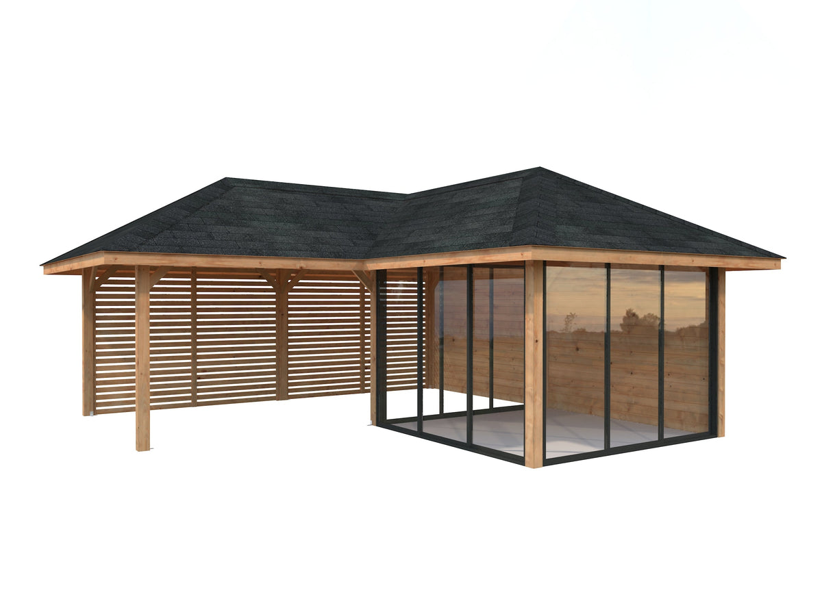 Glass Garden Room Bianca 24.9 m² Set 211 Slide