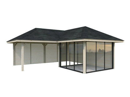 Glass Garden Room Bianca 24.9 m² Set 211 Slide