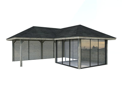 Glass Garden Room Bianca 24.9 m² Set 211 Slide